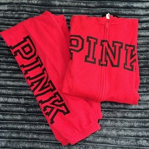 PINK two piece fit